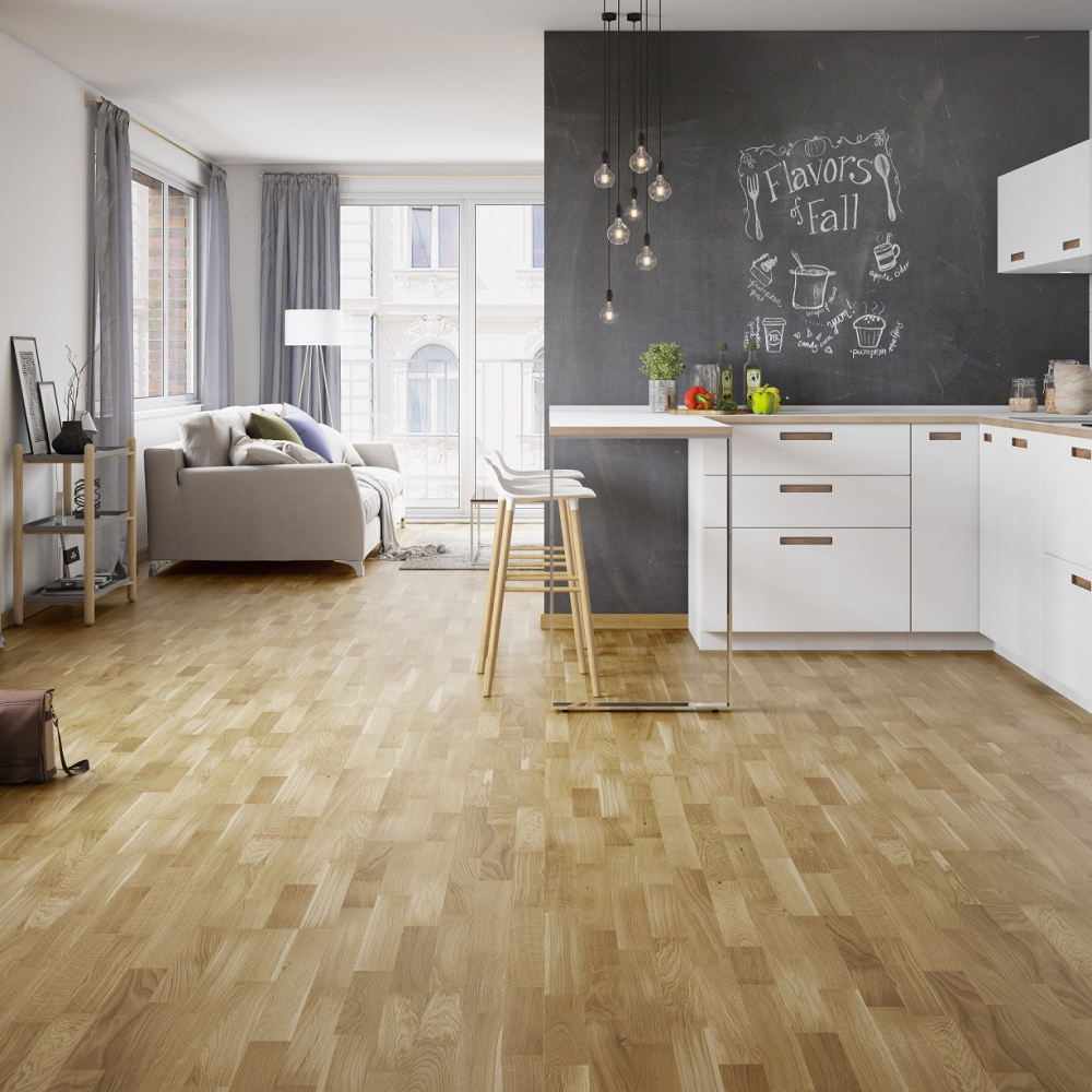 Dubové parkety Pure Wood s lakovanou povrchovou úpravou